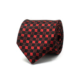 MIDNIGHT SQUARES TIE